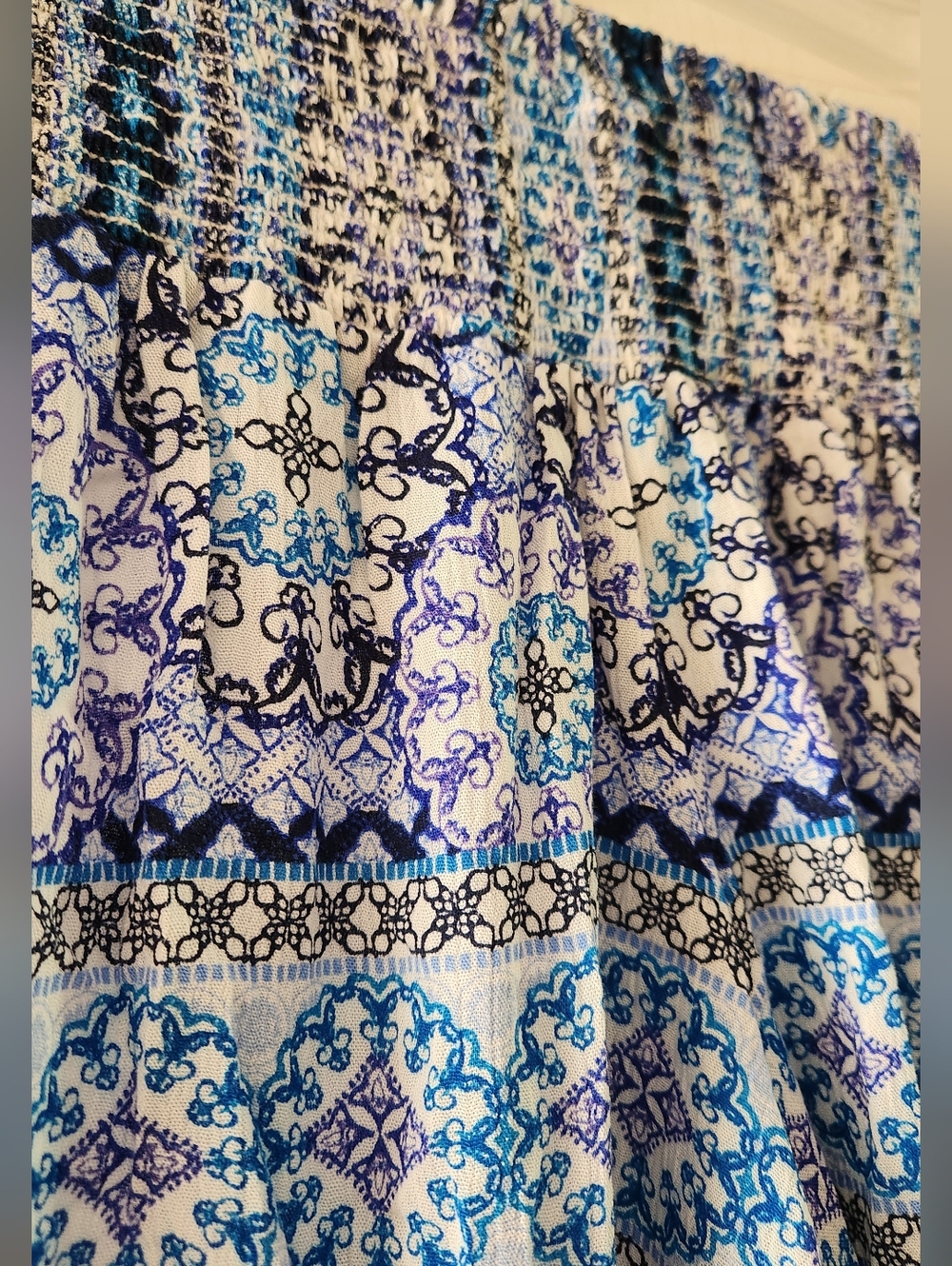 Skort Shorts Women S Juniper Blue Blue Floral Skirt Summer